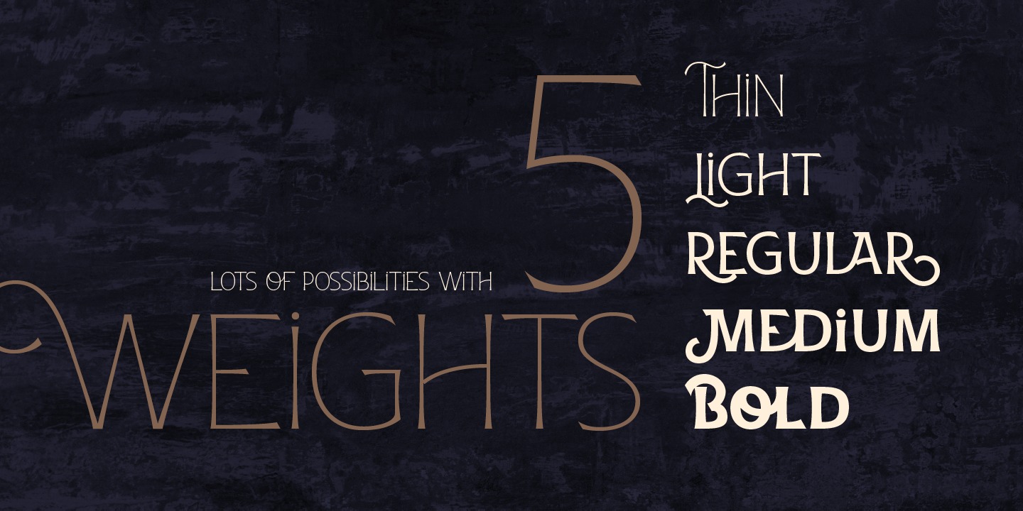 Beispiel einer La Belman Pro Light-Schriftart